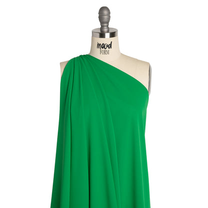 Polyester Double Georgette - Kelly Green - Mimosa Collection by Mood