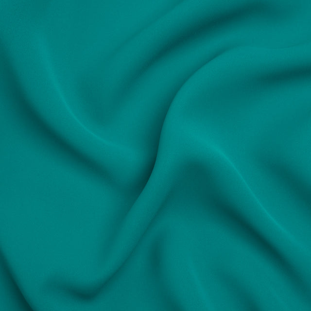 Polyester Double Georgette - Deep Teal - Mimosa Collection by Mood
