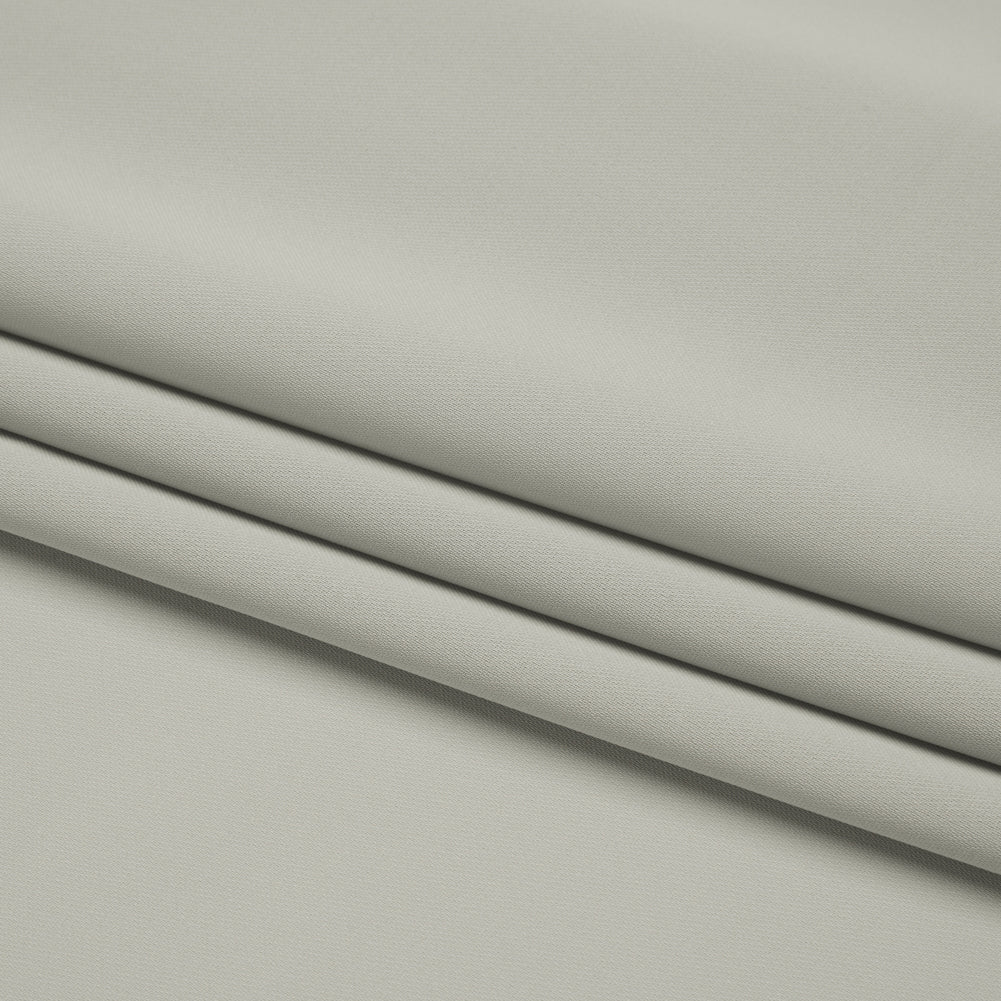 Polyester Double Georgette - Silver - Mimosa Collection by Mood - Folded