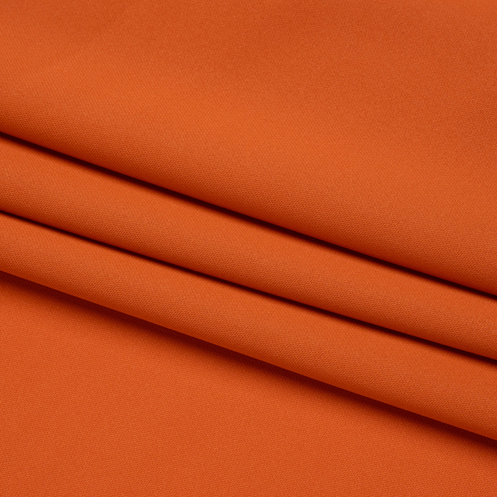 Polyester Double Georgette - Burnt Orange - Mimosa Collection by Mood - Folded