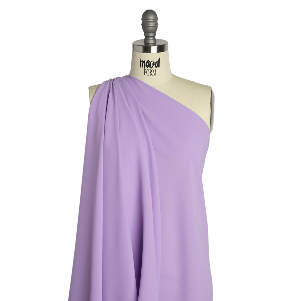 Polyester Double Georgette - Lavender - Mimosa Collection by Mood - Drape
