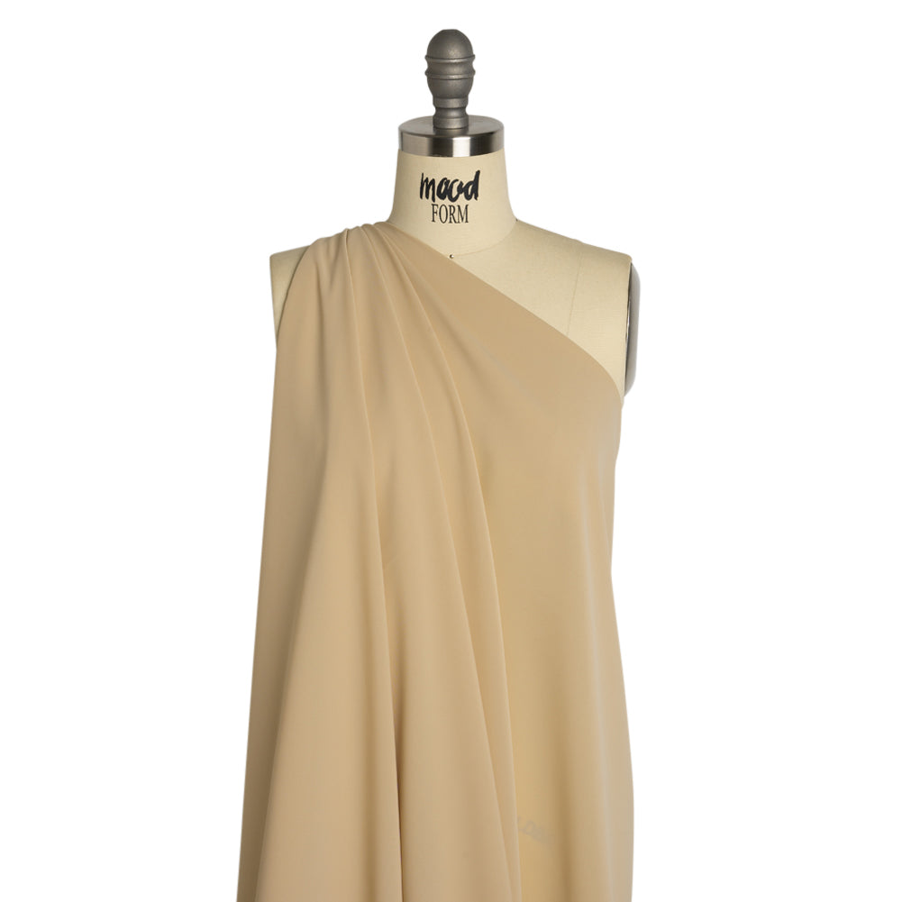 Polyester Double Georgette - Cashmere - Mimosa Collection by Mood - Drape