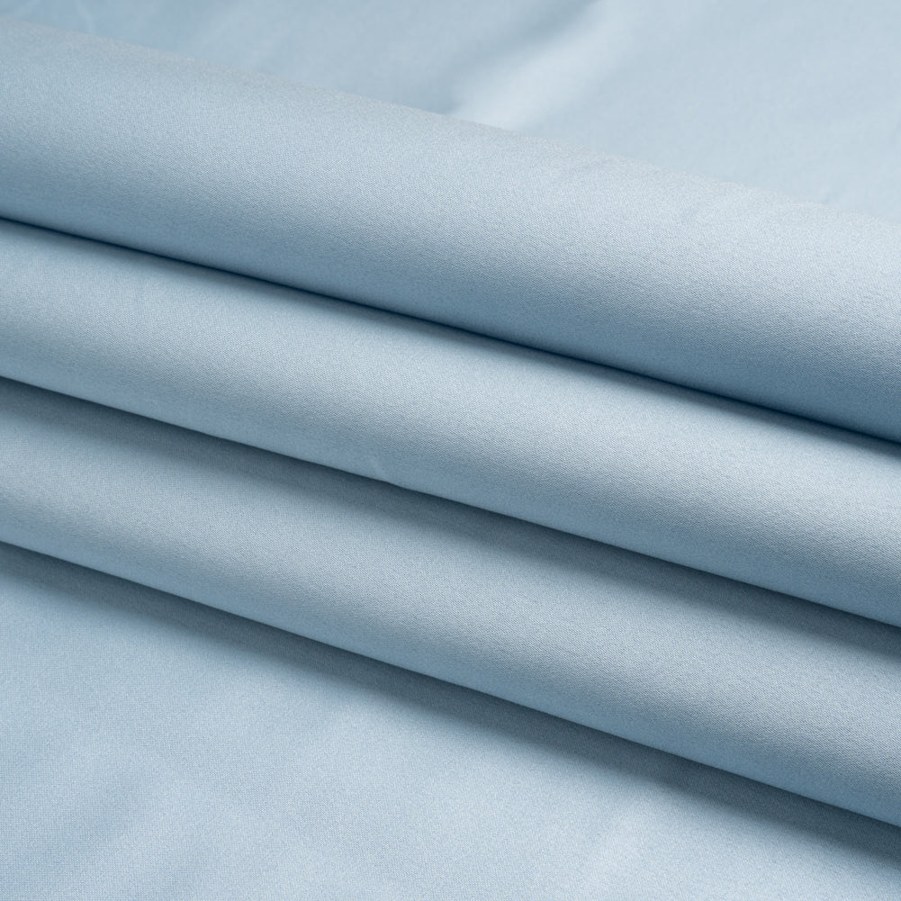 Premium Polyester Satin - Baby Blue - Gavia Collection by Mood - Folded