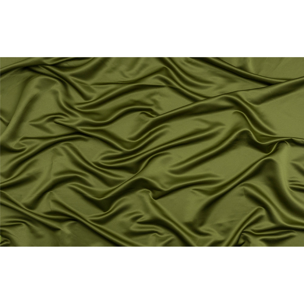Premium Polyester Satin - Pesto Green - Gavia Collection by Mood - Full