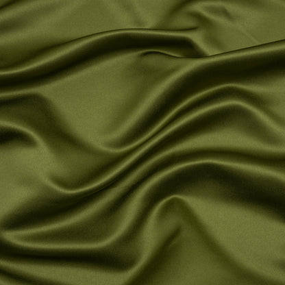 Premium Polyester Satin - Pesto Green - Gavia Collection by Mood
