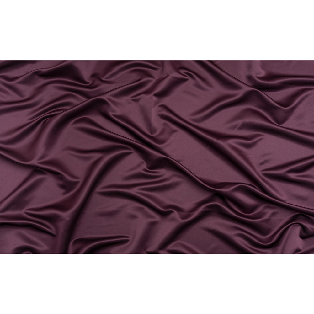 Premium Polyester Satin - Eggplant - Gavia Collection by Mood - Full