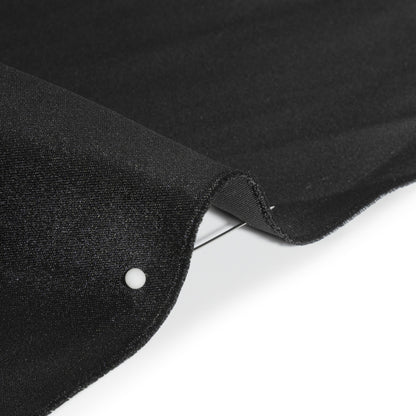 Premium Polyester Satin - Black - Gavia Collection by Mood