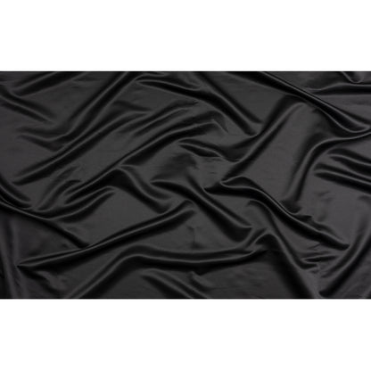 Premium Polyester Satin - Black - Gavia Collection by Mood