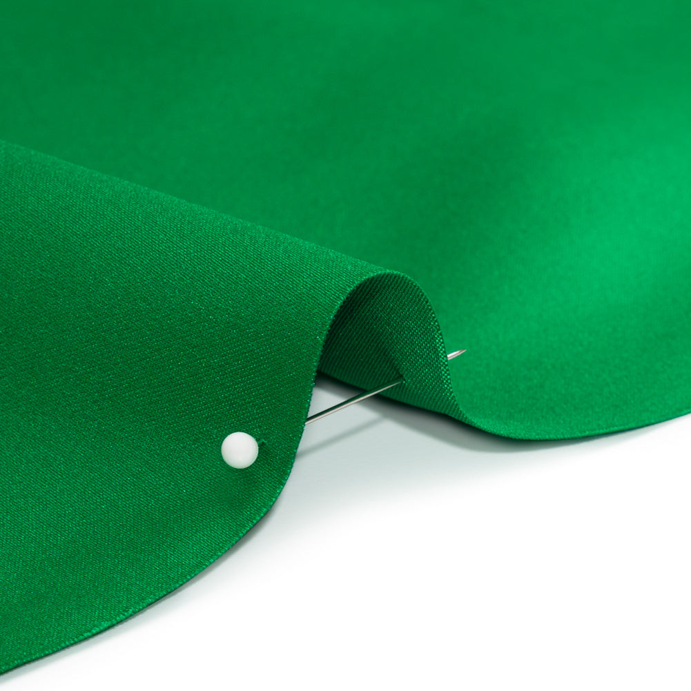 Premium Polyester Satin - Kelly Green - Gavia Collection by Mood - Detail