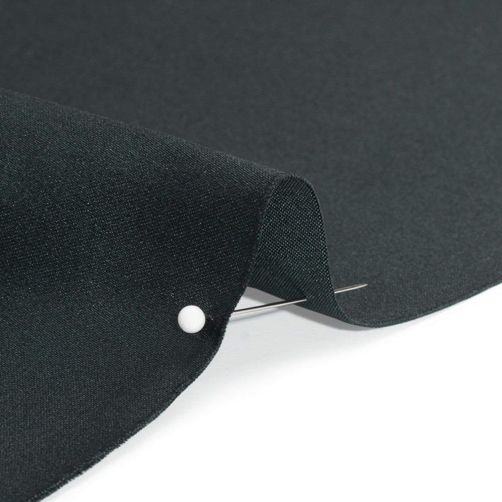 Premium Polyester Satin - Charcoal Gray - Gavia Collection by Mood - Detail