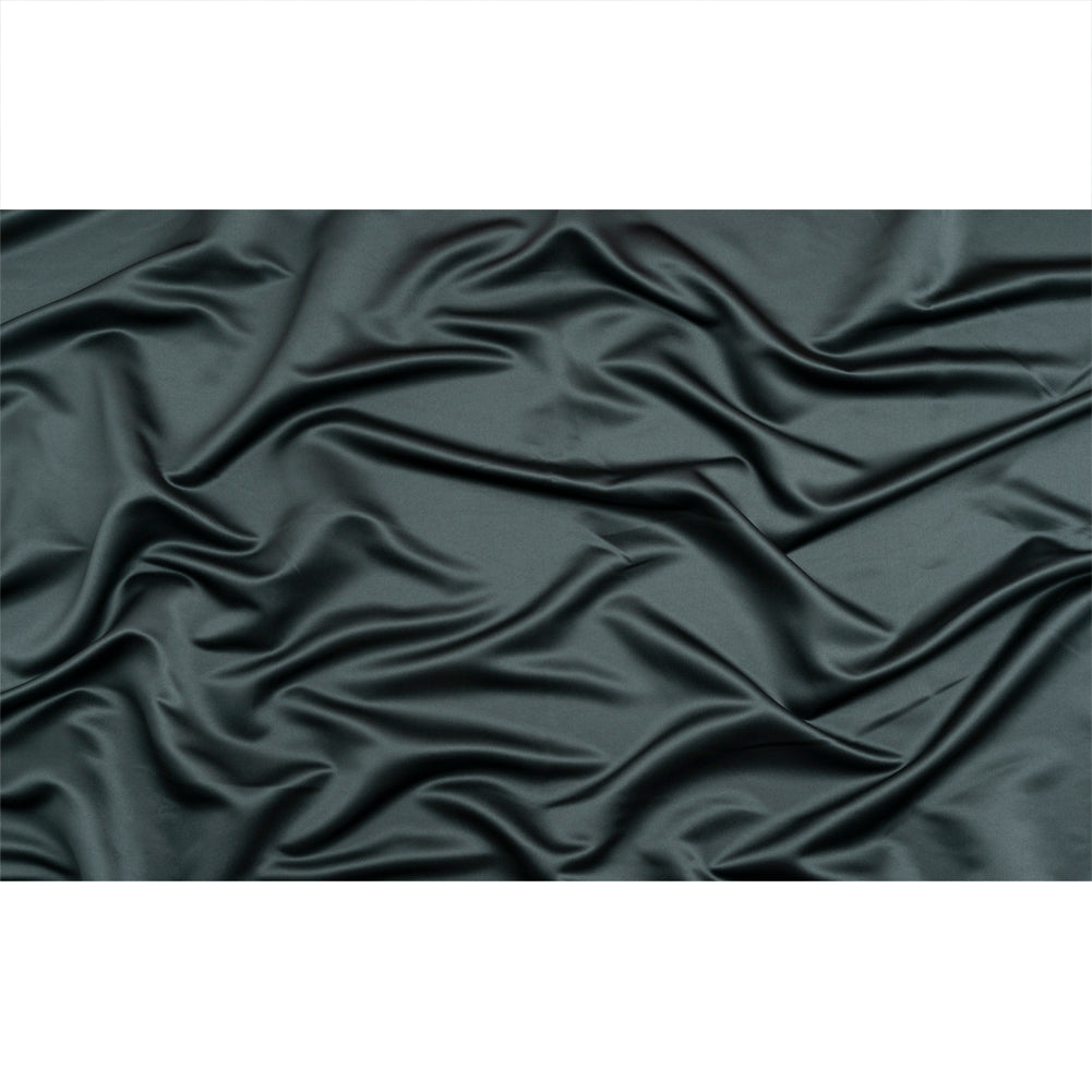 Premium Polyester Satin - Charcoal Gray - Gavia Collection by Mood - Full - Image 6 of 8