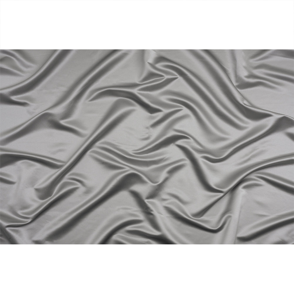 Premium Polyester Satin - Silver - Gavia Collection by Mood - Full