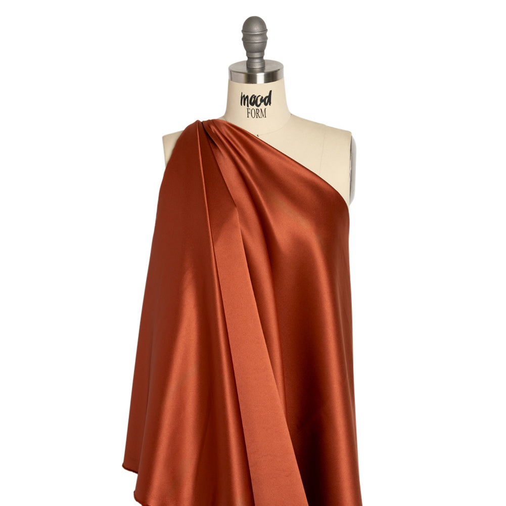 Premium Polyester Satin - Sienna - Gavia Collection by Mood - Drape