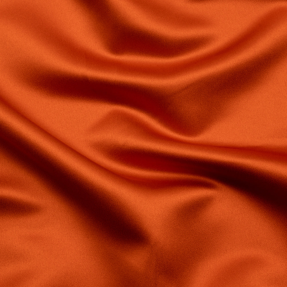 Premium Polyester Satin - Burnt Orange - Gavia Collection by Mood - Image 2 of 8