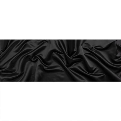 Polyester Satin - Black - Anas Collection by Mood