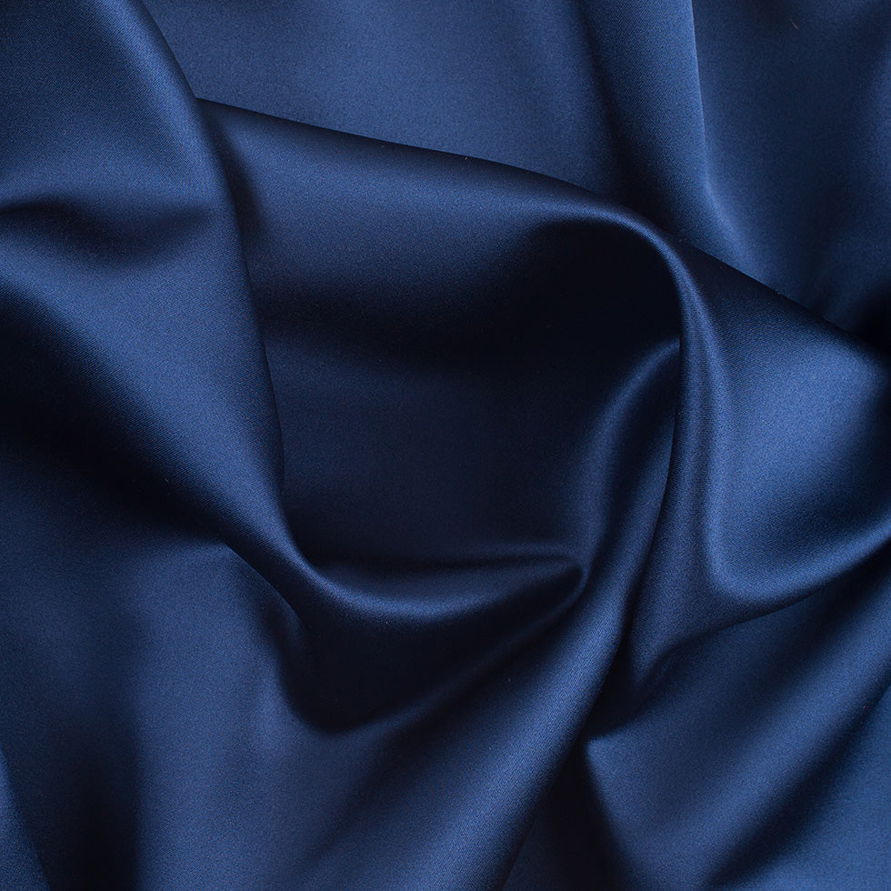 Polyester Satin - Ultra Indigo - Reverie Collection