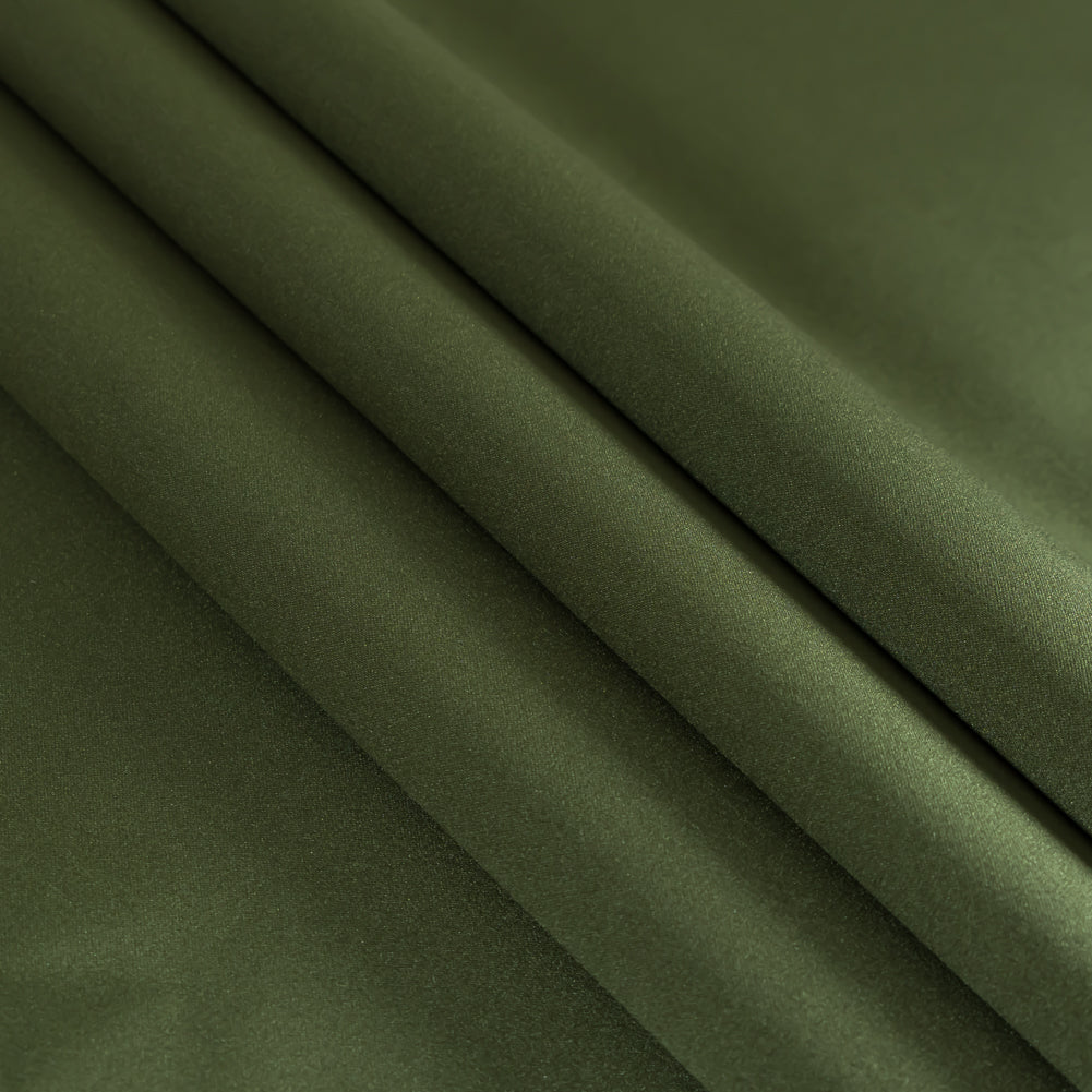 Polyester Satin - Moss Green - Reverie Collection - Folded