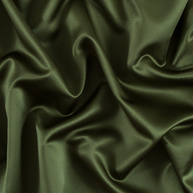 Polyester Satin - Moss Green - Reverie Collection