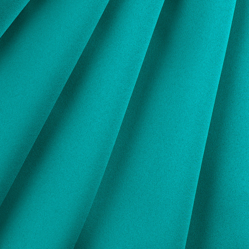 Polyester Satin - Teal Green - Reverie Collection Folded