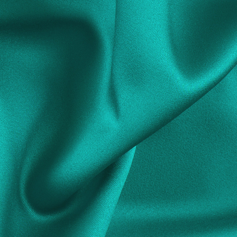 Polyester Satin - Teal Green - Reverie Collection Detail