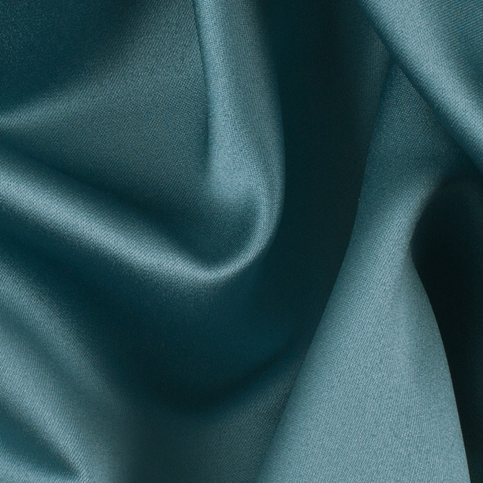 Polyester Satin - Teal - Reverie Collection - Detail