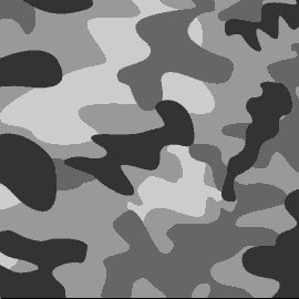 Camouflage pattern in grey and black