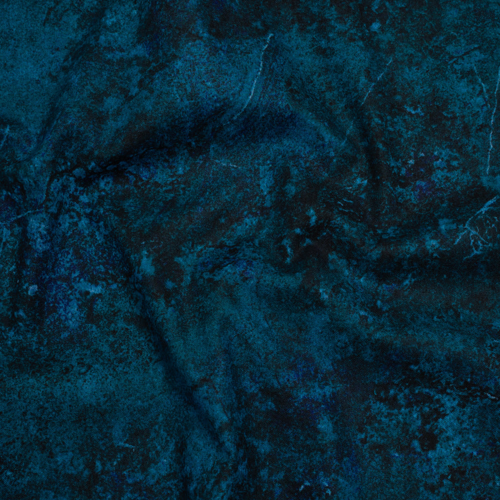 Stonehenge Quilting Cotton by Northcott - Midnight Sienna Marble Abstract - Gradations II Collection