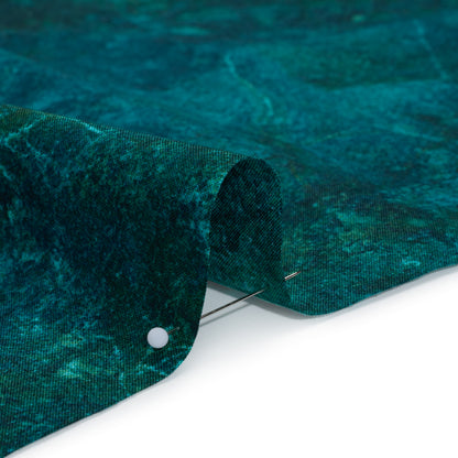 Stonehenge Quilting Cotton by Northcott - Peacock Sienna Marble Abstract - Gradations II Collection