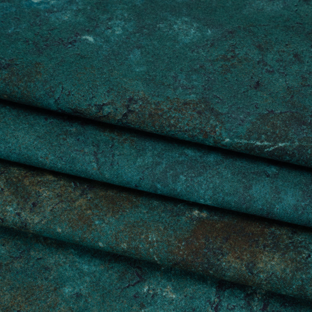 Stonehenge Quilting Cotton by Northcott - Oxidized Copper Sienna Marble Abstract - Gradations II Collection - Folded