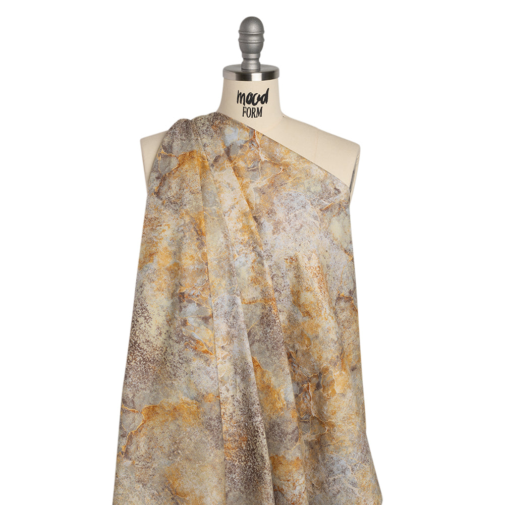 Stonehenge Quilting Cotton by Northcott - Iron Ore Light Quartz Abstract - Gradations II Collection - Drape
