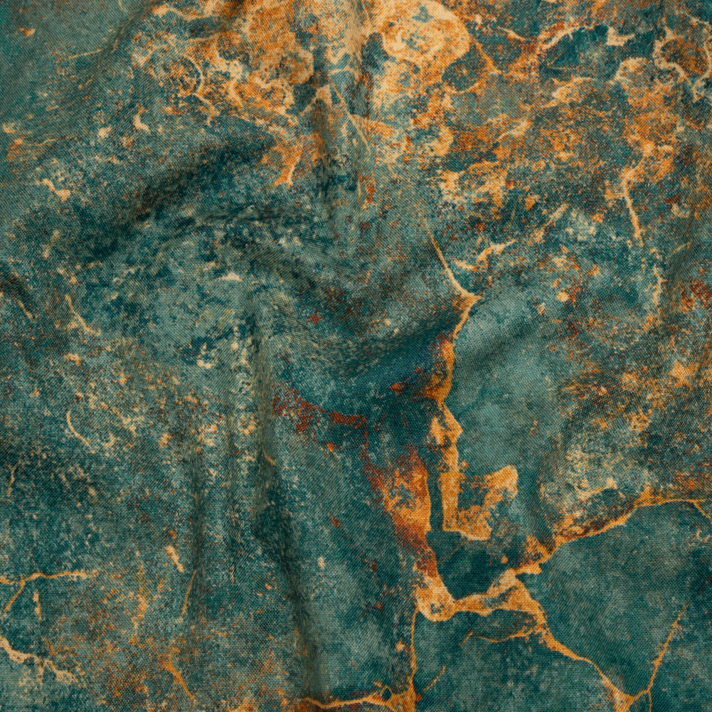 Stonehenge Quilting Cotton by Northcott - Oxidized Copper Quartz Abstract - Gradations II Collection
