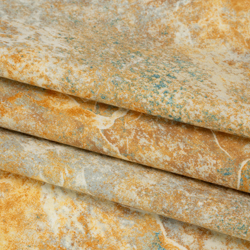 Stonehenge Quilting Cotton by Northcott - Oxidized Copper Light Quartz Abstract - Gradations II Collection - Folded