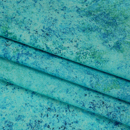 Stonehenge Quilting Cotton by Northcott - Peacock Slate Abstract - Gradations II Collection