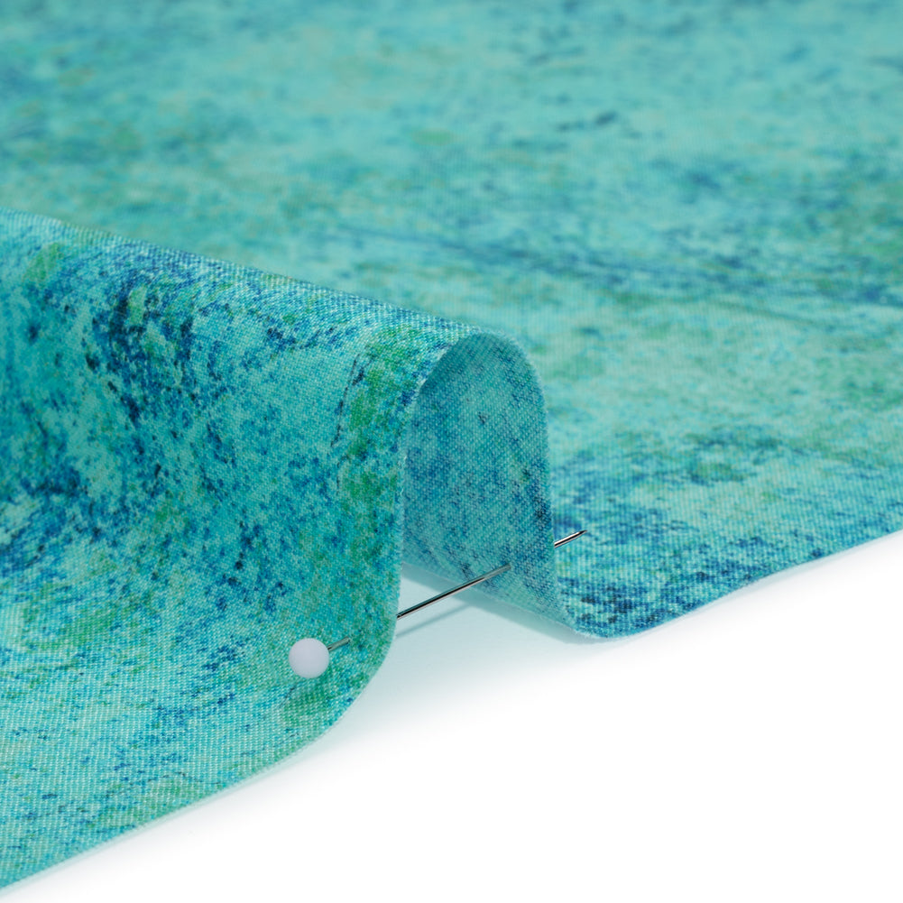 Stonehenge Quilting Cotton by Northcott - Peacock Slate Abstract - Gradations II Collection - Detail