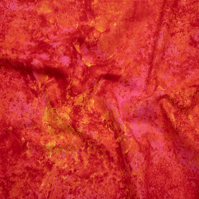 Stonehenge Quilting Cotton by Northcott - Coral Abstract Texture - Basics Collection