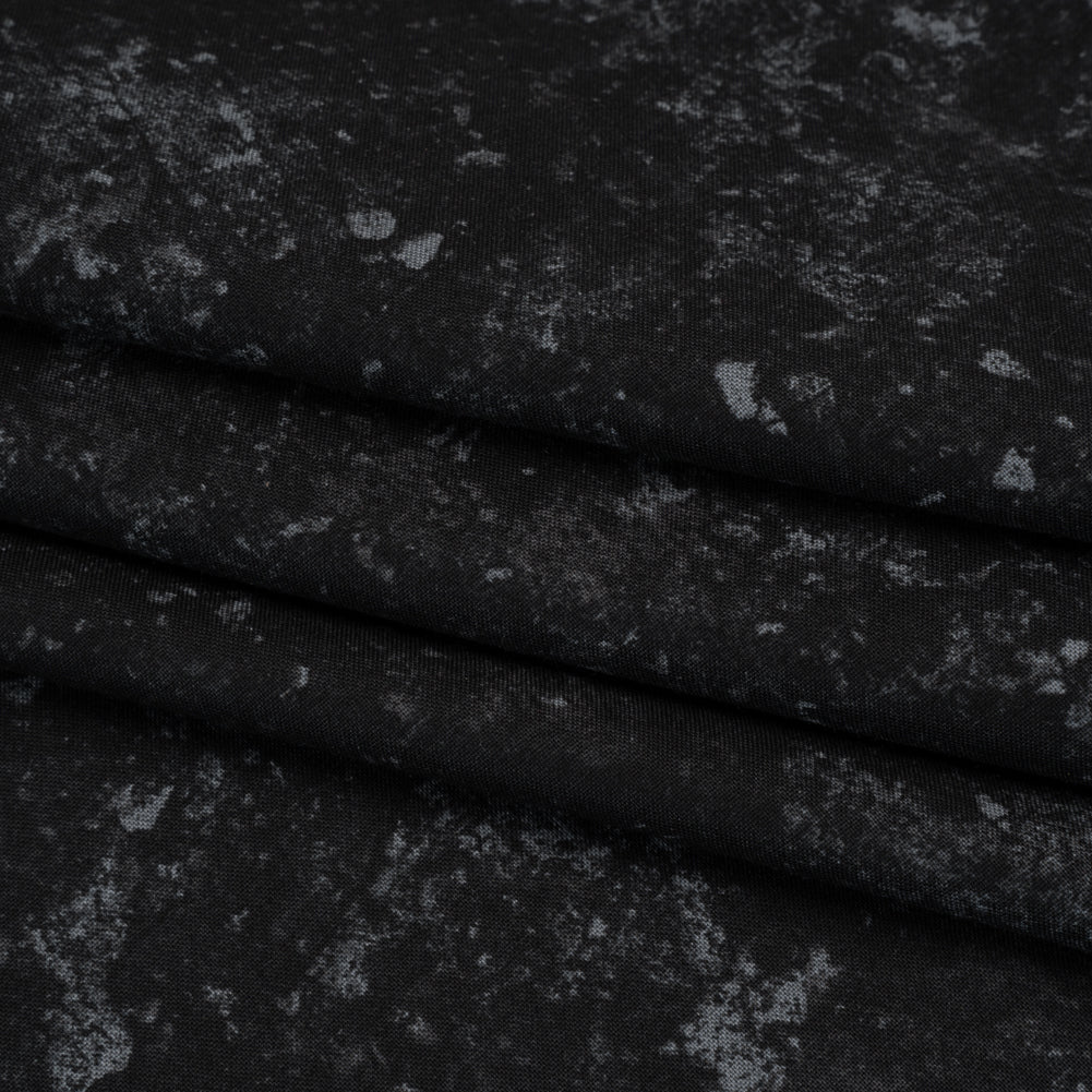 Stonehenge Quilting Cotton by Northcott - Black Abstract Texture - Basics Collection - Folded