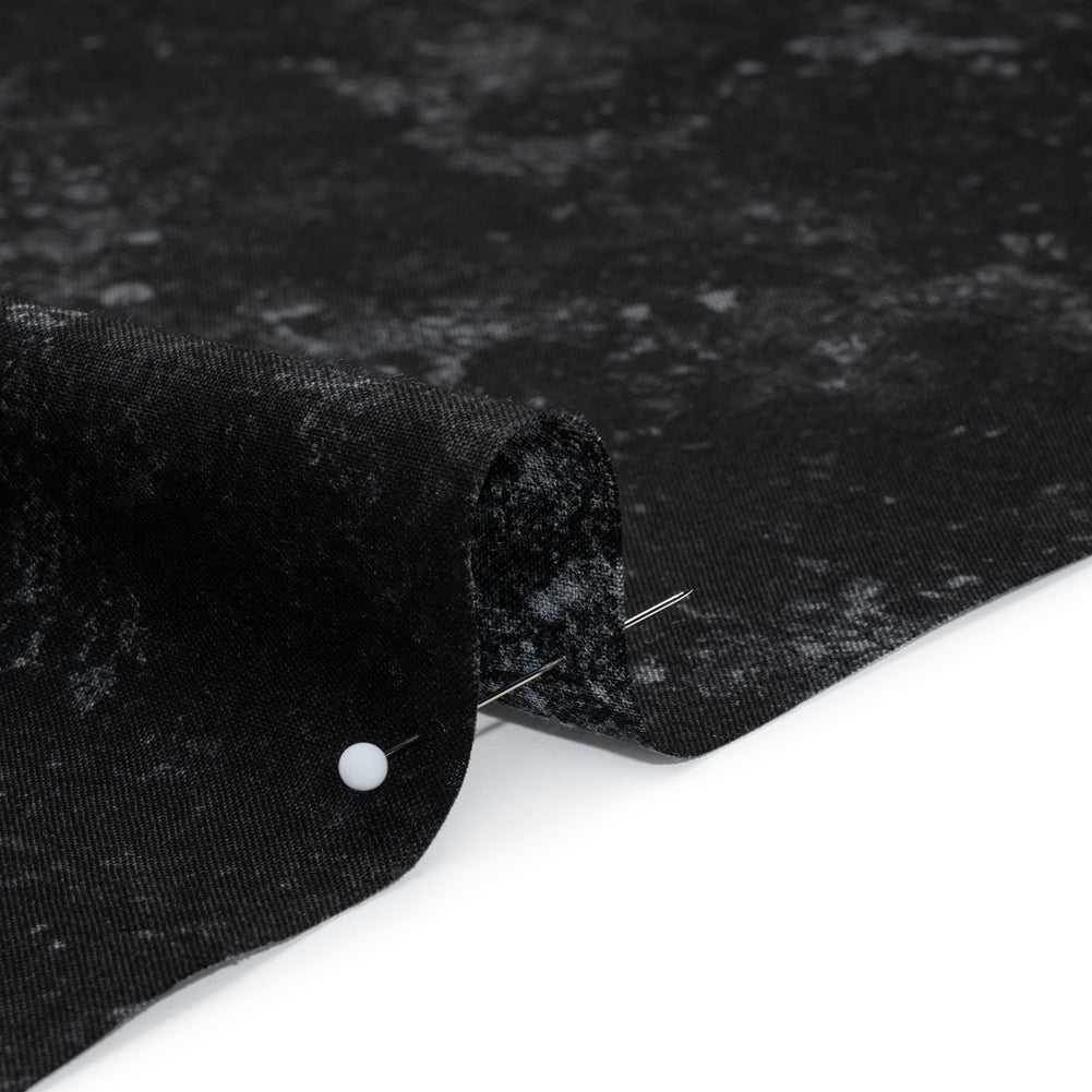 Stonehenge Quilting Cotton by Northcott - Black Abstract Texture - Basics Collection - Detail