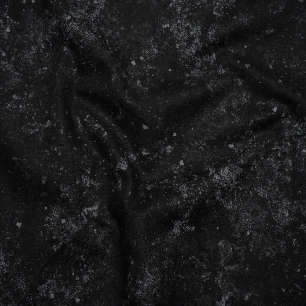 Stonehenge Quilting Cotton by Northcott - Black Abstract Texture - Basics Collection