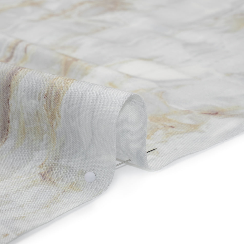 Stonehenge Quilting Cotton by Northcott - Warm Gray Marble 1 Abstract Cracked Stone - Surfaces Collection - Detail