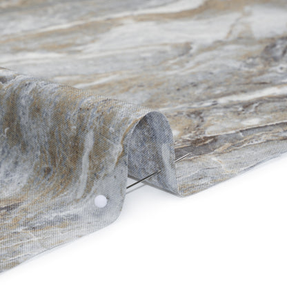 Stonehenge Quilting Cotton by Northcott - Warm Gray Marble 5 Stone Swirl - Surfaces Collection