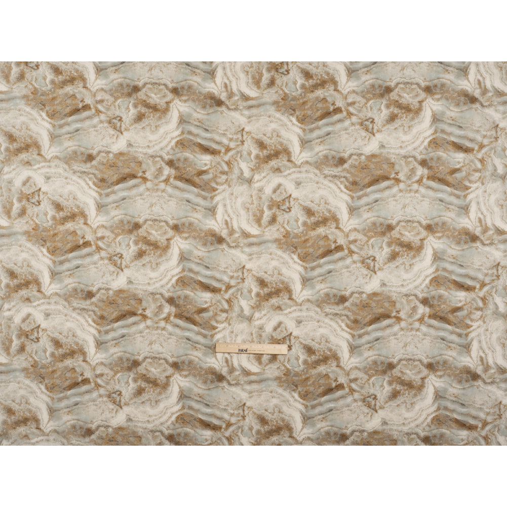 Stonehenge Quilting Cotton by Northcott - Cream Marble 8 Swirling Stone - Surfaces Collection - Full