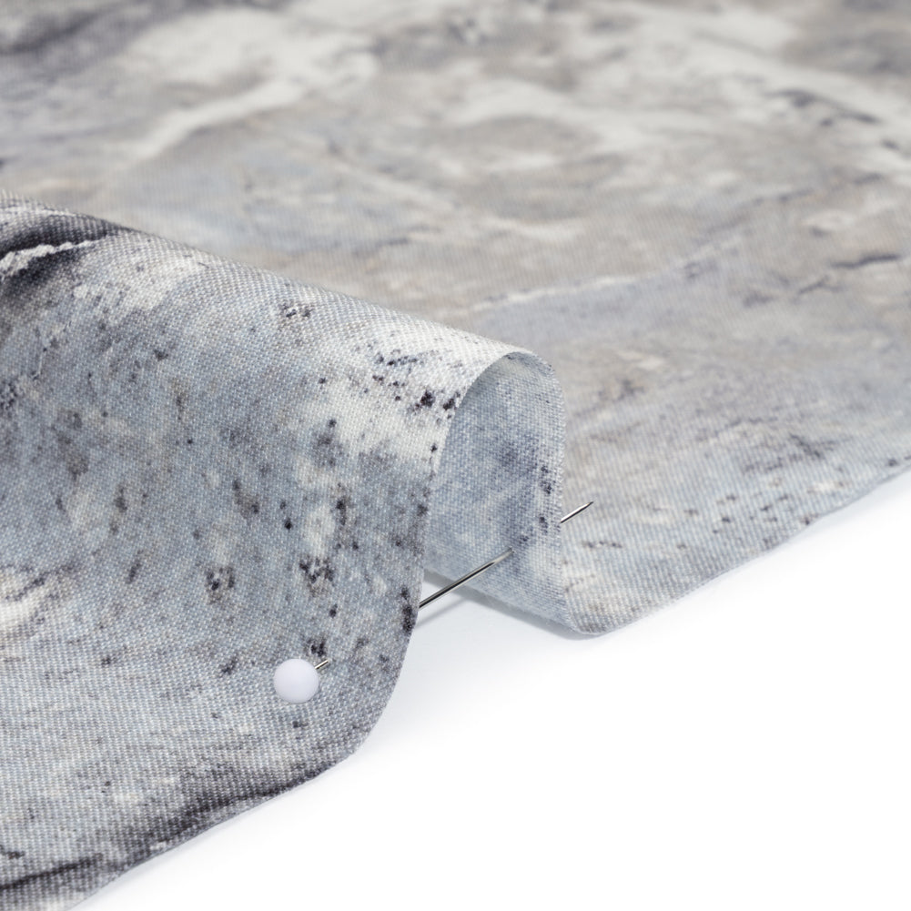 Stonehenge Quilting Cotton by Northcott - Cool Gray Marble 12 Earth Textures - Surfaces Collection - Detail
