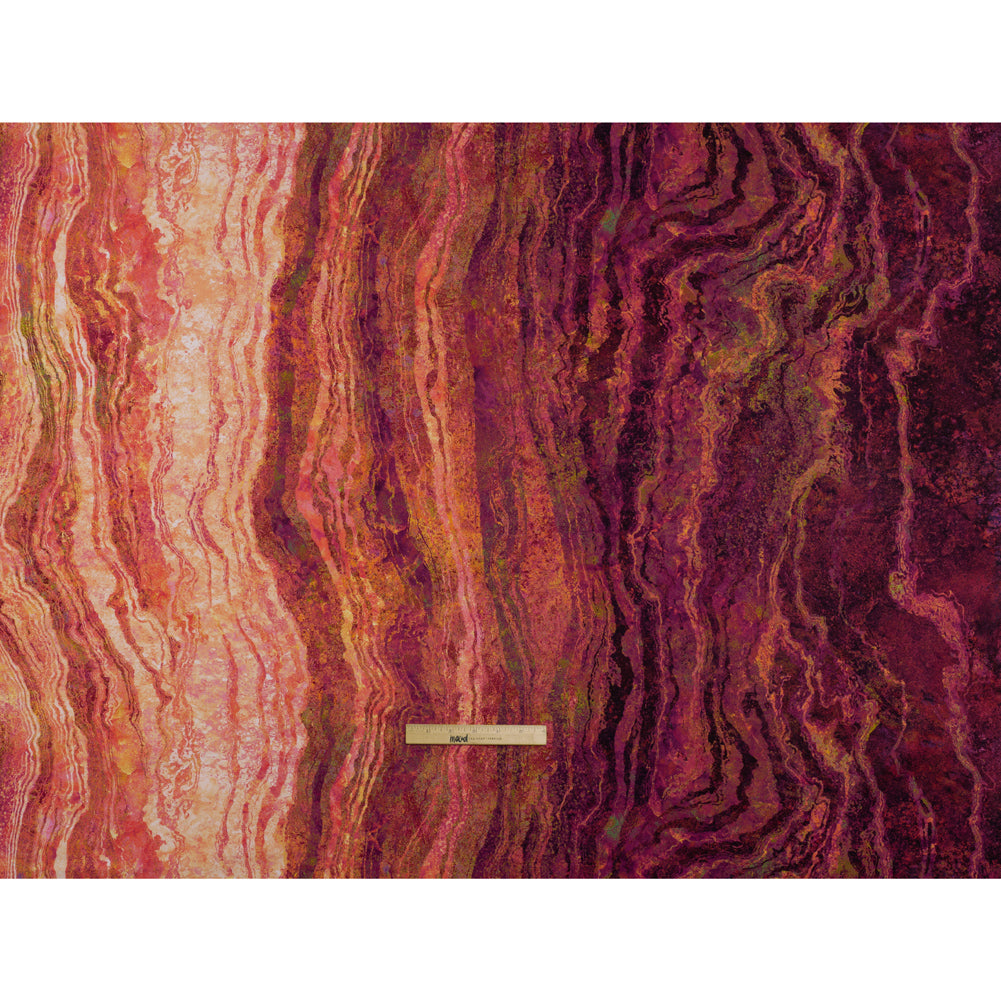 Stonehenge Quilting Cotton by Northcott - Marrakech Swirling Lines Gradient - Ombre II Collection - Full