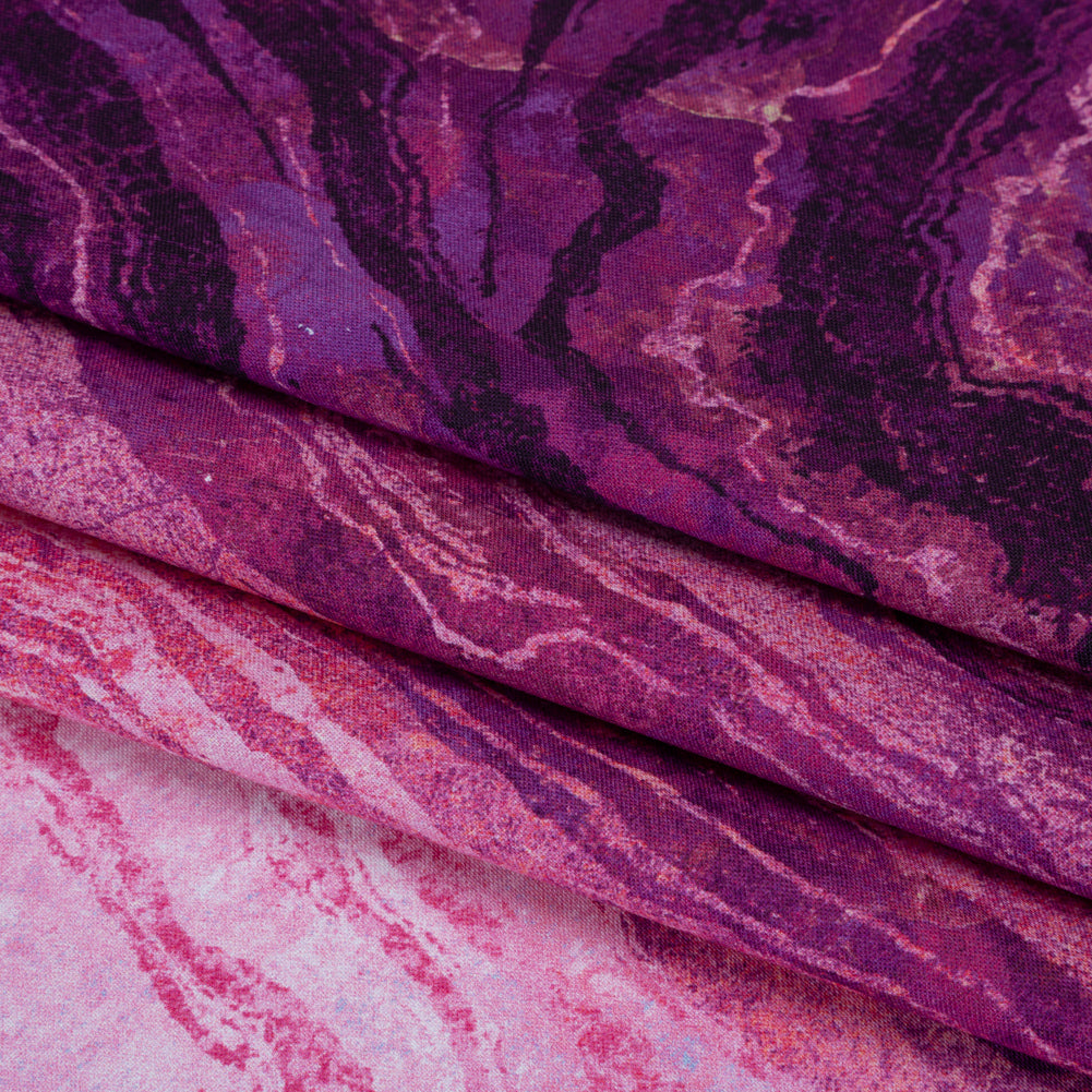 Stonehenge Quilting Cotton by Northcott - Muse Swirling Lines Gradient - Ombre II Collection - Folded
