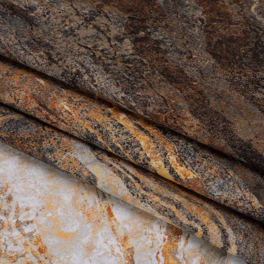 Stonehenge Quilting Cotton by Northcott - Iron Ore Swirling Lines Gradient - Ombre II Collection - Folded