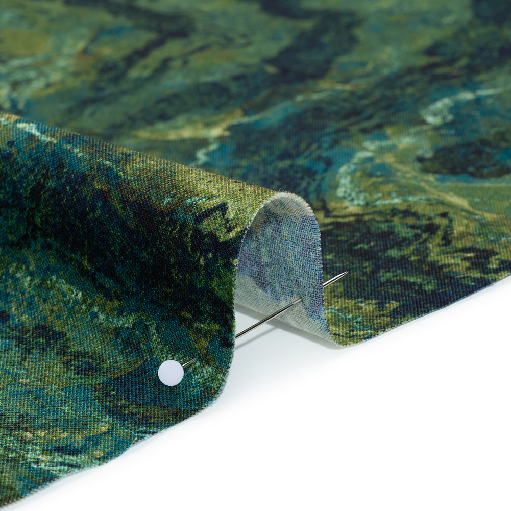 Stonehenge Quilting Cotton by Northcott - Pine Ridge Swirling Lines Gradient - Ombre II Collection - Detail