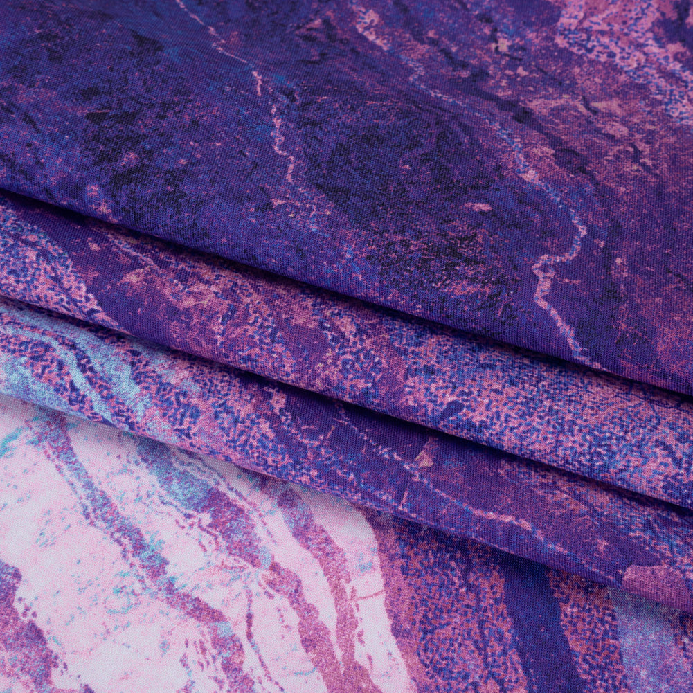 Stonehenge Quilting Cotton by Northcott - Mystic Swirling Lines Gradient - Ombre II Collection - Folded