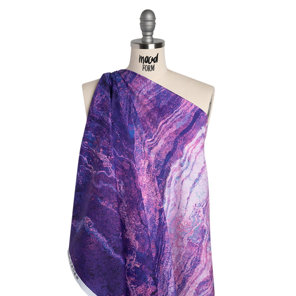 Stonehenge Quilting Cotton by Northcott - Mystic Swirling Lines Gradient - Ombre II Collection - Drape