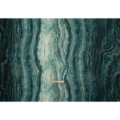 Stonehenge Wide Backing Quilting Cotton by Northcott - Blue Planet Swirling Lines Gradient, 108" Width - Ombre Wide Backing II Collection