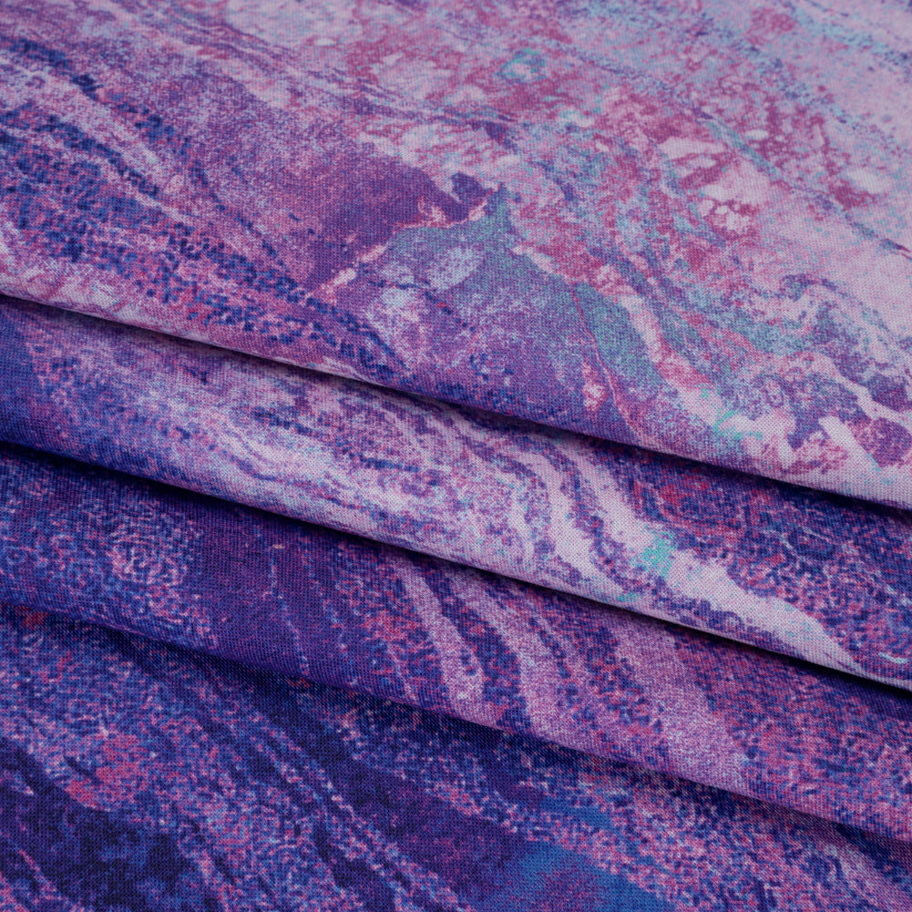 Stonehenge Wide Backing Quilting Cotton by Northcott - Mystic Swirling Lines Gradient, 108" Width - Ombre Wide Backing II Collection - Folded